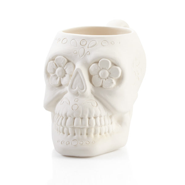 Sugar Skull Mug 4.5H x 6.5W x 16oz