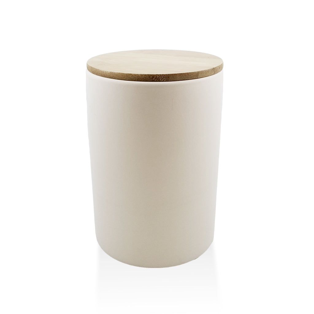 Bamboo Lid Canister 7"