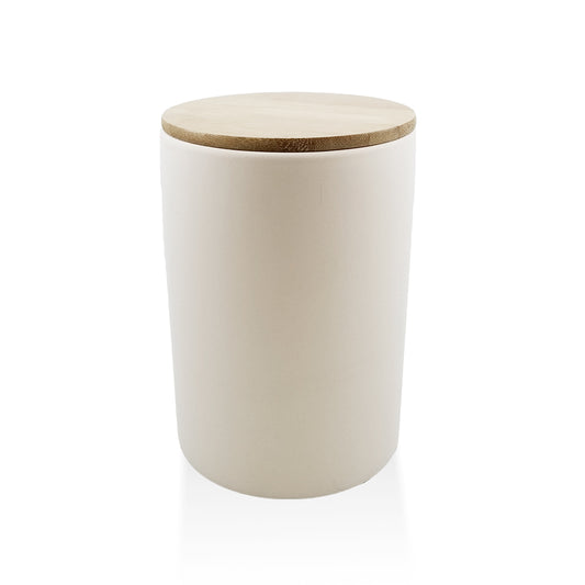 Bamboo Lid Canister 7"
