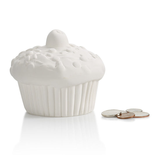 Cupcake Penny Bank 4"
