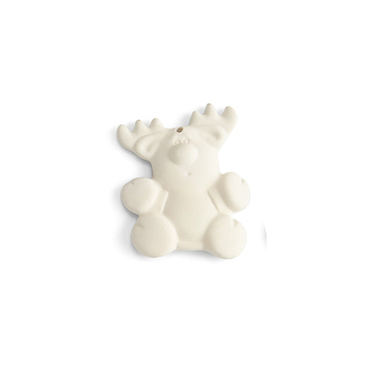 Flat Reindeer Ornament 3.5"
