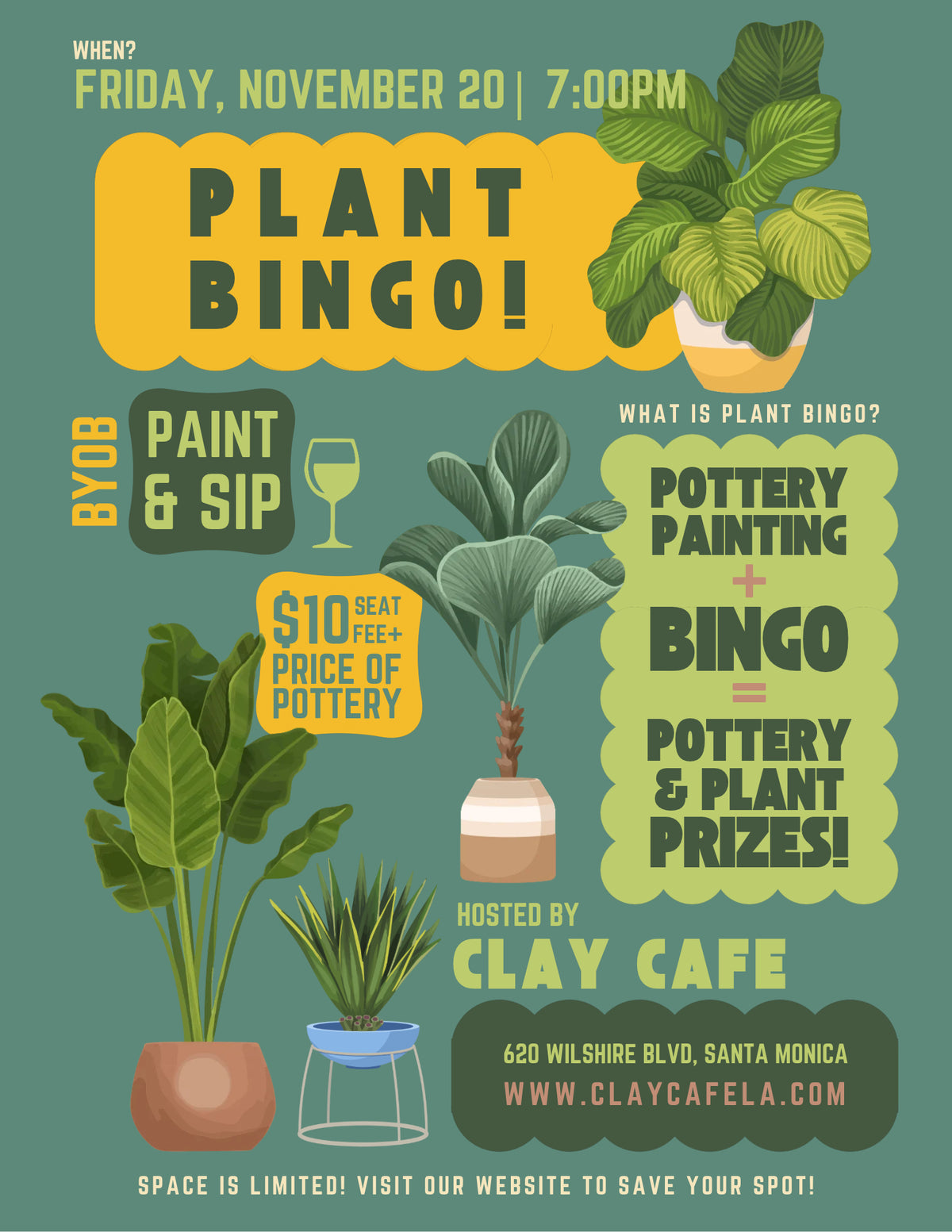 PLANT BINGO! Friday, November 20th @ 7pm