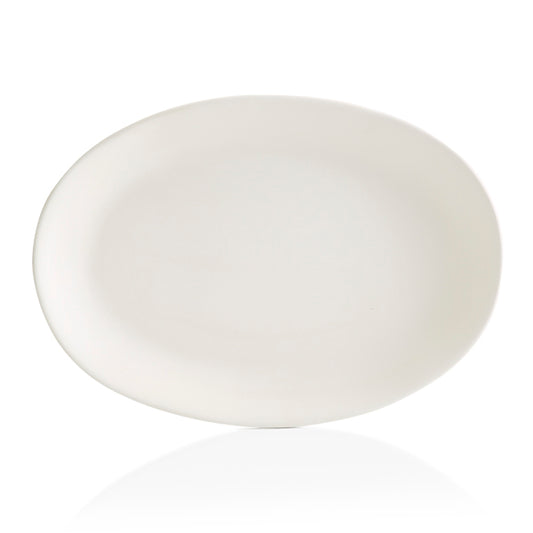 Large Oval Coupe Platter 19"