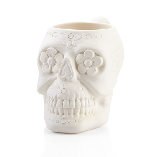 Sugar Skull Mug 4.5H x 6.5W x 16oz