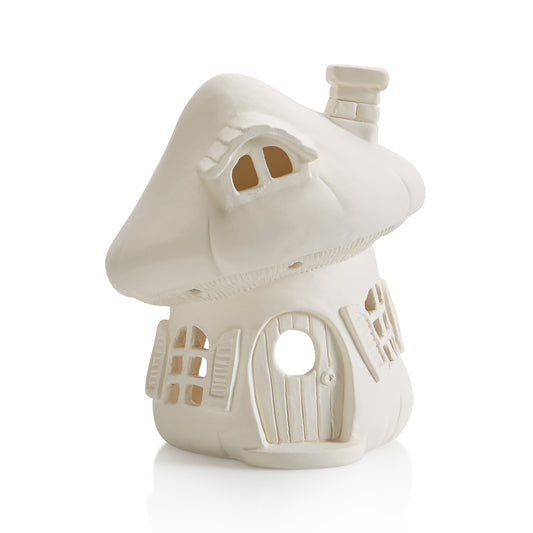 Medium Mushroom House Lantern 6"