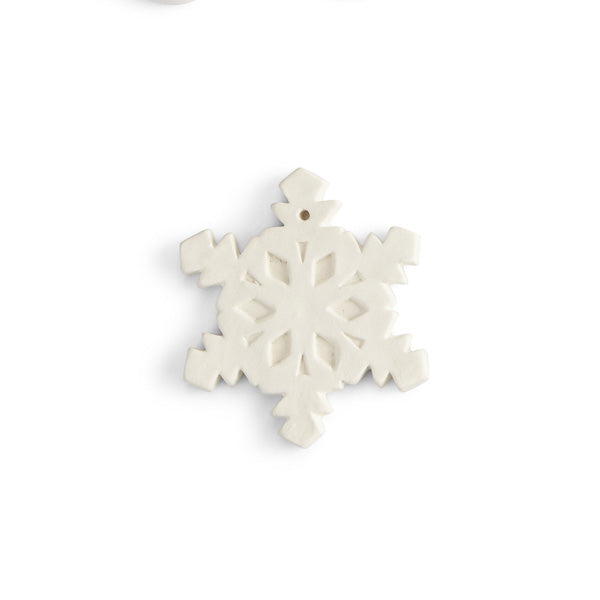 Snowflake Flat Ornament 3.5"