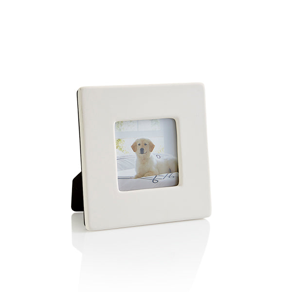 Square Frame with Glass and Easel 6"