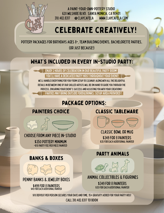 Party Deposit Per Person